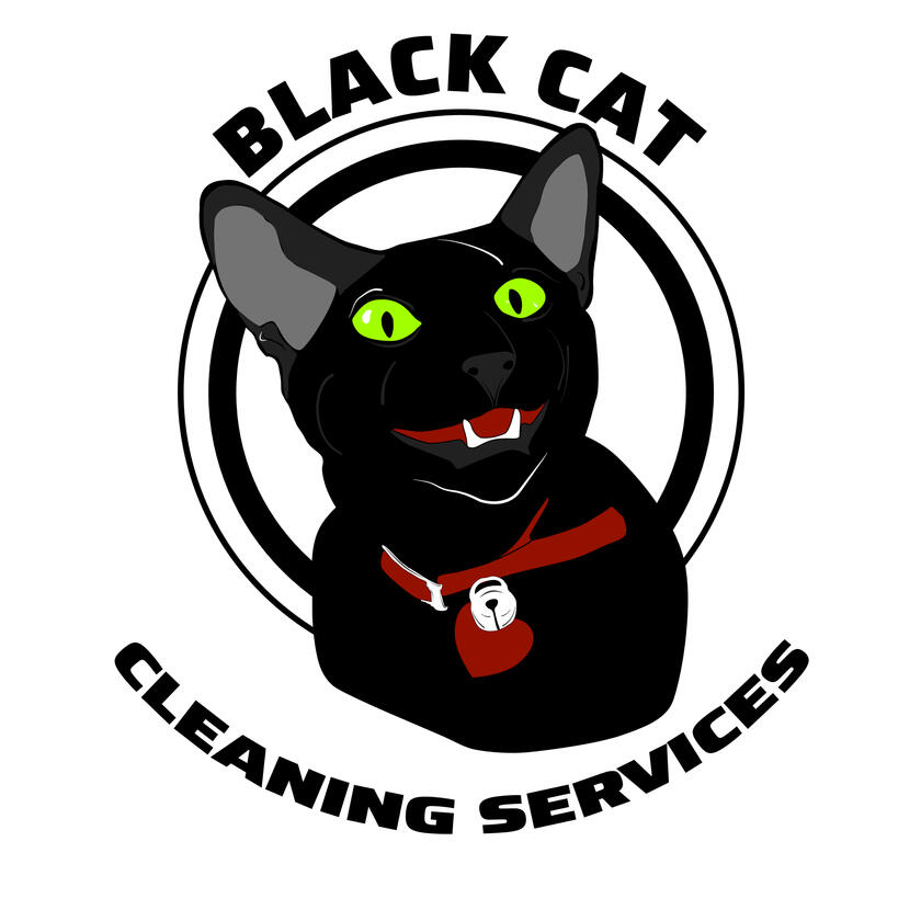 Illustrated Logo of Black Cat